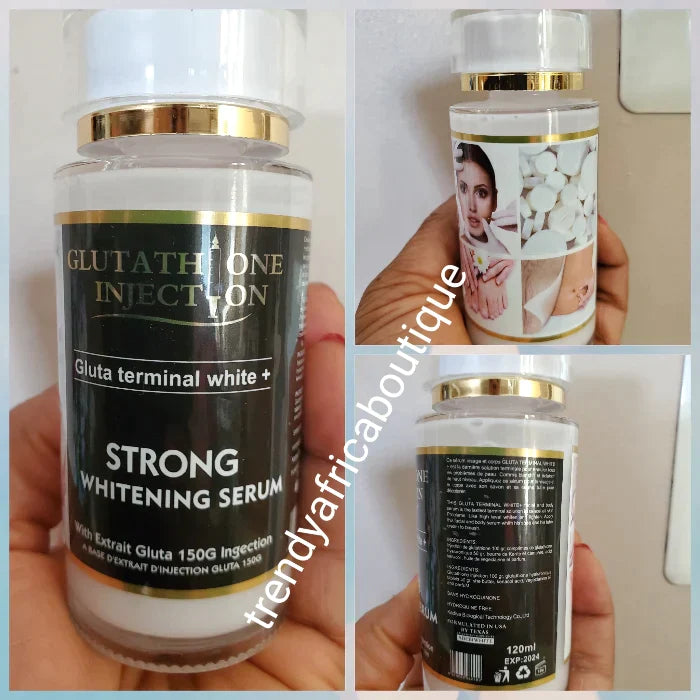 X 1 Glutathion terminal white concentrated serum 120ml bottles. 💯 sati – Trendy Africa Boutique