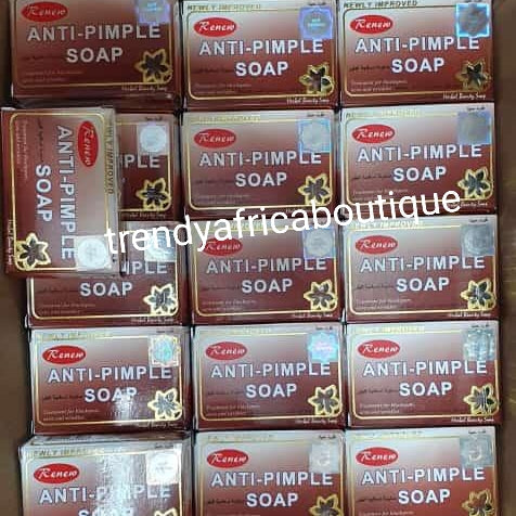 X3 soap Renew Anti-Pimple soap. Treatment for blackspots, acne, wrinkles, blackheads and more! 135g x1