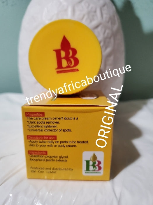 2 in 1 Original Piment Doux Gluta - kojic face cream & cream. dark spots, excellent face lightener.