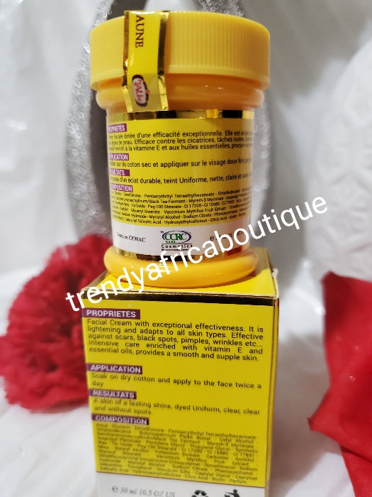 X 2 jar sale: Peau jaune unifying face cream. triple action 3 in 1 anti spots, anti ageing, anti wrinkles. Enriched with vitamin E & essential. (Copy)