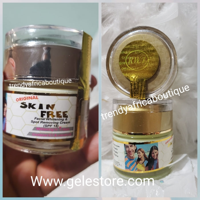 2pcs Skin free Beautifying milk concentre serum. Fast action whitening and super fast glowing PLUS skin free face cream 100% ORIGINAL!!