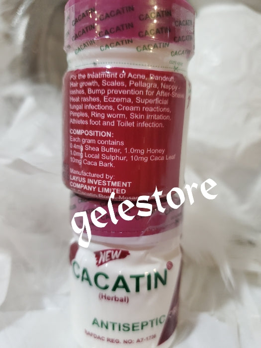 X2 cacatin herbal antiseptic cream. Hair & skin. 20gx 2. Eczema & ring worm, razo bumps and more etc