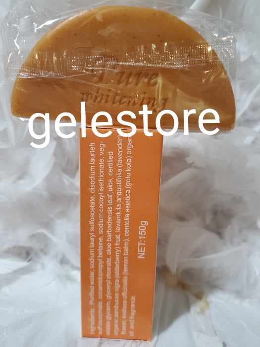 3pcs set Pure Whitening exclusive Body lotion 350ml, soap & B.S.C Face cream Vitamin C and papaya enriched