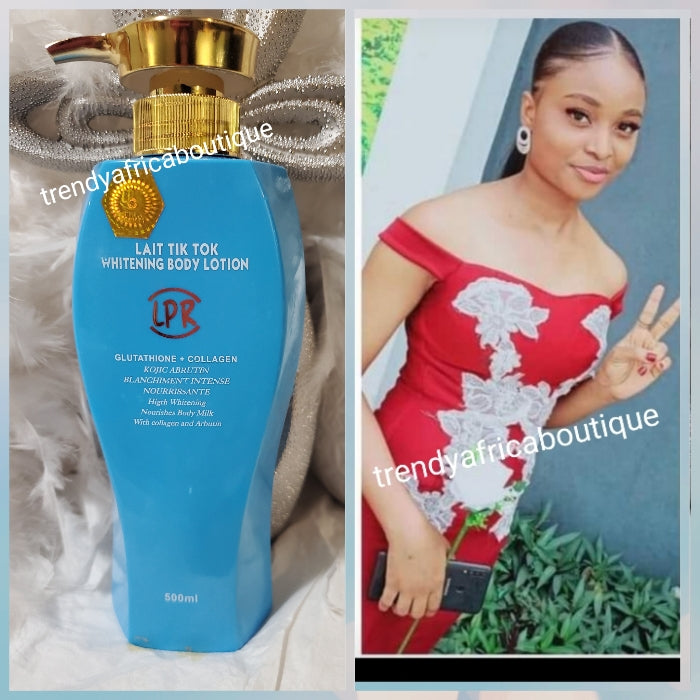 New product alert, Lait TIK TOK whitening body lotion. Glutathion + co Trendy Africa Boutique New product alert, Lait TIK TOK whitening body lotion. Glutathion + co Trendy Africa Boutique