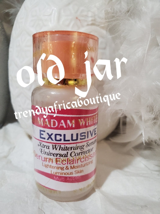 2pcs set: AUTHENTIC Madam white Exclusive flawless skin universal corrector body lotion & NEW PACKAGING SERUM 60ML. Anti black spots, super whitening