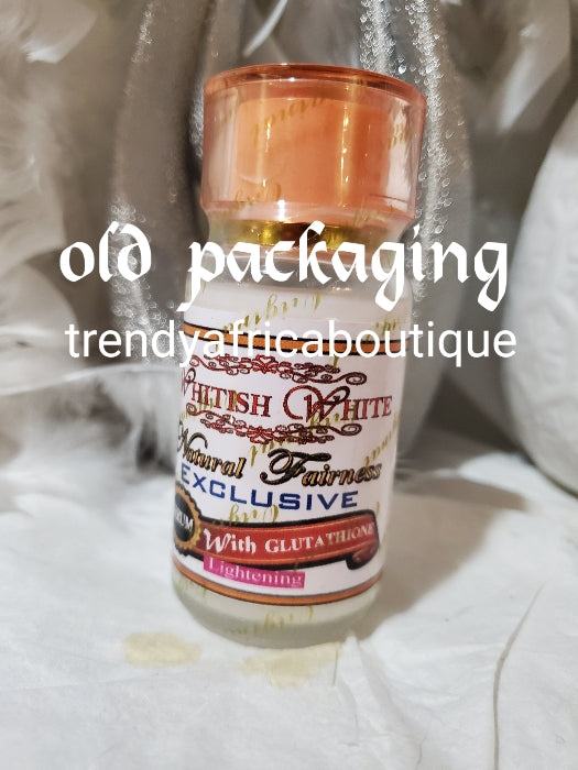 3pc set: whitish White exclusive Natural fairness body milk 250ml + whitish white strong serum/oil 50ml+ Whitish White black shower gel 500ml combo for a healthy flawless complexion