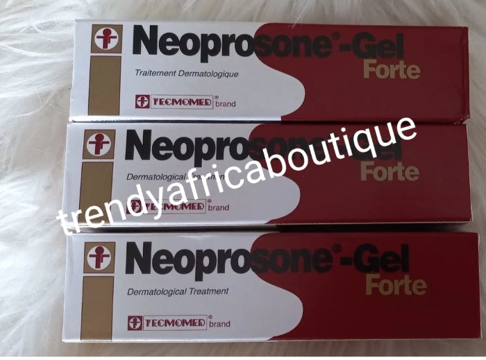 X2 Neoprozone gel forte. Skin brightening for all skin types. 30g x 2.