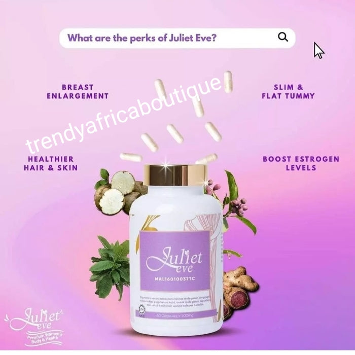 Perfect duo: Juliet Eve & Satin skinz hithion PLUS black skin supplements x 15 sachet per box. Embrace your glowing skin