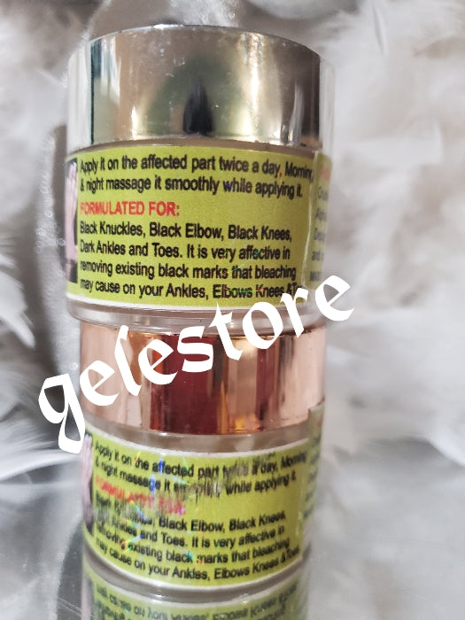 Double action Knuckles & Black Spots Removal Instant clear cream. 7 days action 50g x 1 bottle