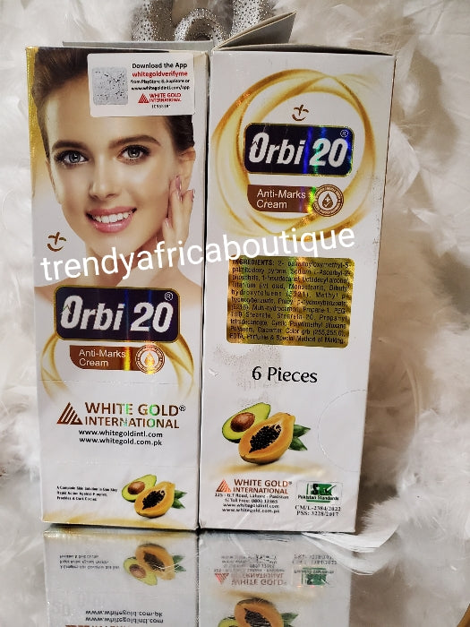 Authentic Orbi 20 anti-marks face cream with papaya & avocado extracts. X 1 use only at NIGHT. Anti blemishes face cream 💯 AUTHENTIC 👌