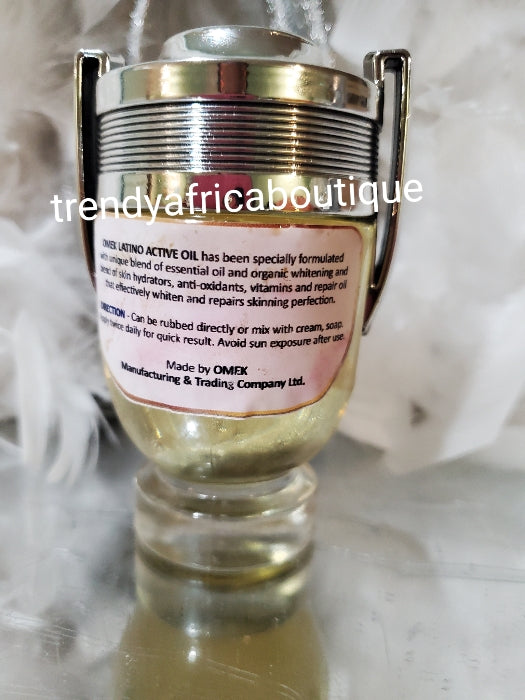 OMEK Latino Active skin whitening oil with glutathione, Arbutin, essential oils for skin skin repairs. 80ml x 1