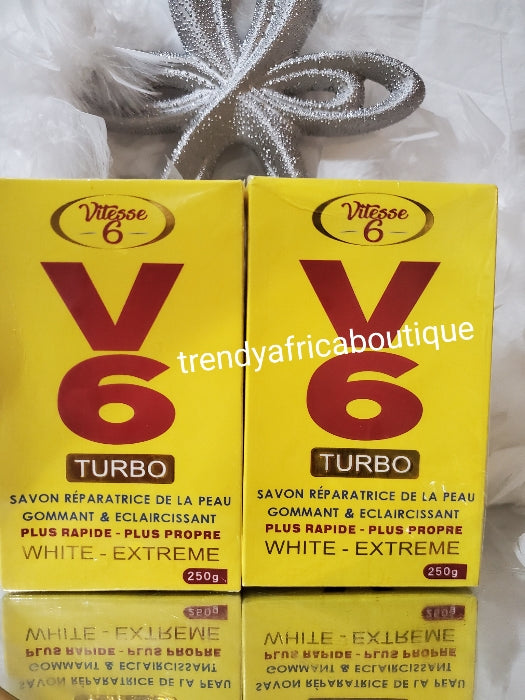 Vitesse 6 skin repair exfoliating soap. Fast lightening cleansing soap 250gx 1. Anti stretch marks, wrinkles and more