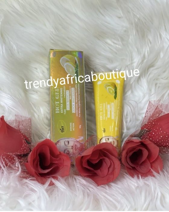 X 3 Veet gold strong action extra whitening HOT GEL. SKIN MIRACLE with lemon extracts 50gx3.