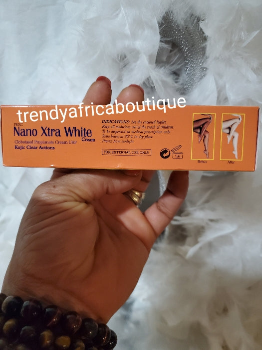 X 2 cream. Nano xtra White with papaya extrats. 7 days action spot remover cream! Super effective