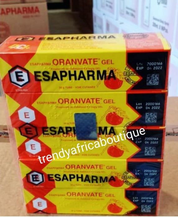 Oranvate fast action skin brightening and lighening gel 30gx1. For all skin types. Clears hyperpigmentation fast. Use with cream or lotion.