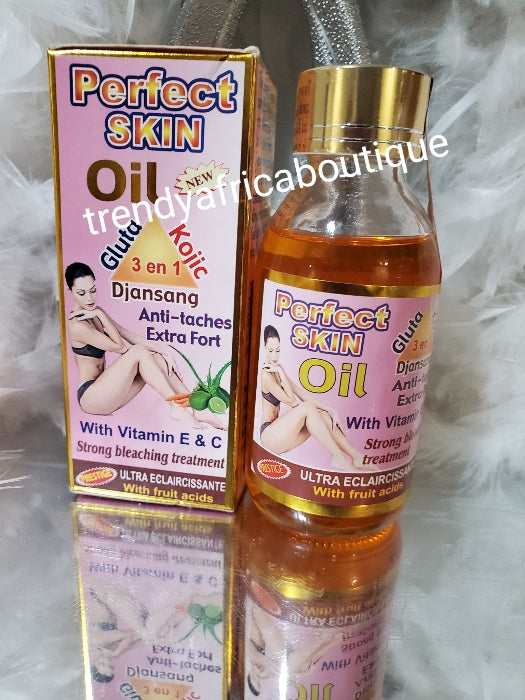 3pcs. Pro-mix serum & oil: Perfect skin concentre bleaching serum, perfect skin gluta kojic oil, & RWT Kojic egyptian glutathion concentrated serum strong anti spots, blemise remover serum/oil.