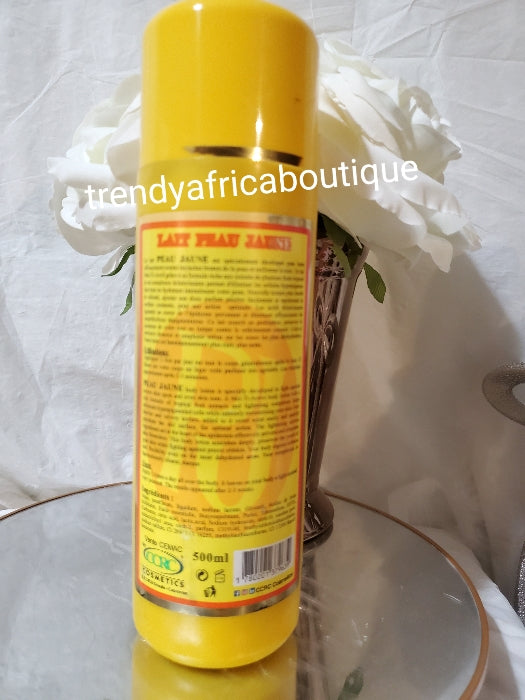 New formula Lait Original Peau Jaune treatment & super lightening, anti spots, Nourishieing body lotion 500ml x1