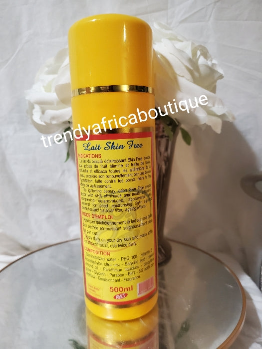 RWT Lait Skin free treatment body lotion with AHA, CARROT & FRUIT ACID 500mlx1