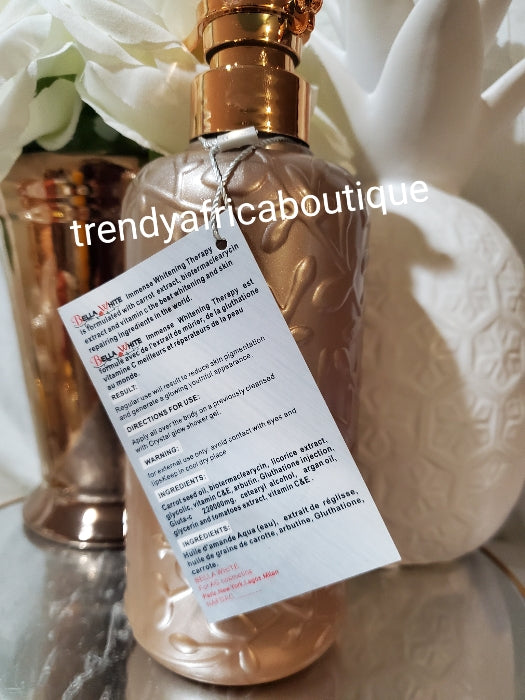 Bella white immense whitening therapy with carrot oil. Skin glowing body lotion anti ageing 500mlx1. Spf50