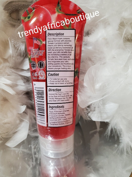 X 1 VeetGold whitening tomato foaming face wash. 2in1 formula. 100% natural organic formula. 200g x 1 & price is for one .