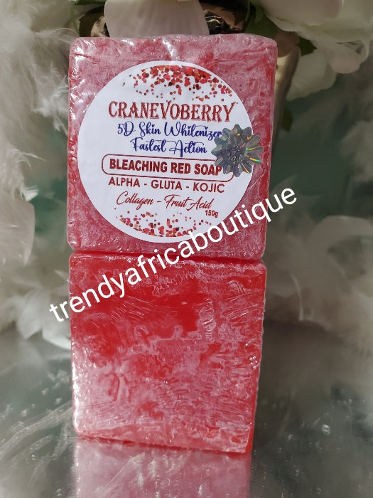 CranEvoberry 5D skin whitenizer Bleaching red soap 150g x 1
