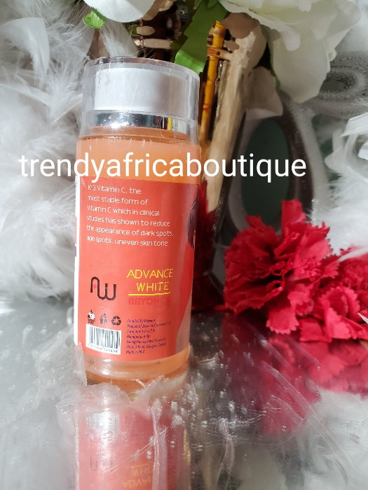 Advanced White vitamin C whitening GLOW serum promote firmer looking complexion. Visibly reduce the look of age spots & dark spots. 100mlx 1