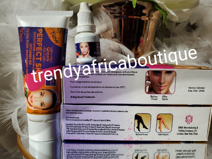 Neue Xx-white Halbguss-Tubencreme mit 5-Tage-Wirkung. Kojic, Glutathion + Arbutin. Extreme Aufhellungscreme mit kostenlosem Öl, 50 g x 1