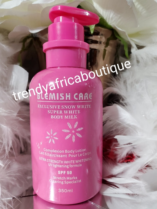 BACK IN STOCK!! NEW BANGA!!! Blemish care exclusive Snow white EXtra strenght body lotion 350ml. Your stretch marks clearing specialist