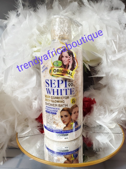 X 1 bottle sale Veetgold SEPI WHITE body corrector & glowing shower gel. 1000ml x 1 AUTHENTIC