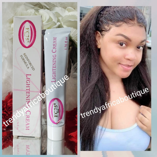 Another BANGA!! FC75 PARIS reinforced formula: lightening treatment face cream with albutin, glycolic acid, citric acid and more. Super flawless lightening without filter👌👌👌👌👍💯🔥