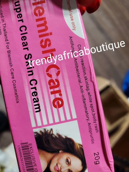 ANOTHER BANGA: Blemish care super clear cream anti reaction tube cream. Against skin tags, rice dots, etc X 1. Whitening anti reactions for all skin types