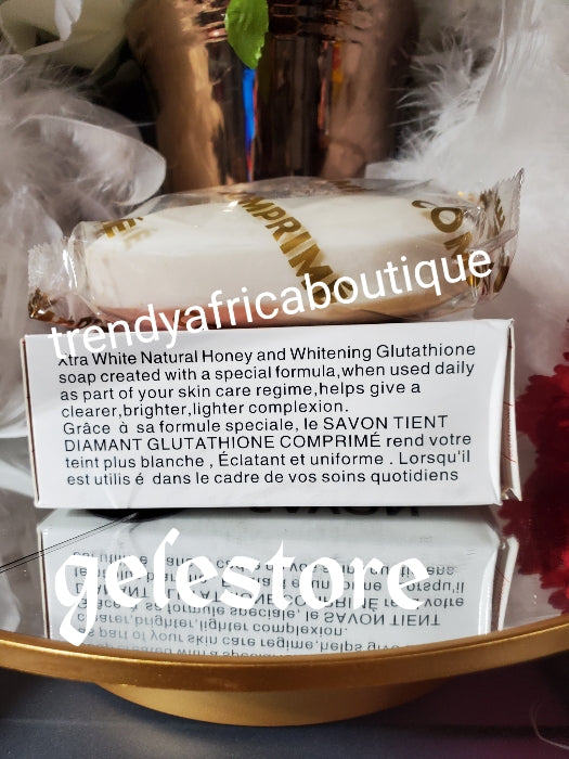 2pcs. Faster White Paris with snail slime 7 days action body lotion PLUS glutathion comprime whitening soap combo. Is fast whitening & Repair body lotion for all skin type: flawless healthy complexion. 500ml hydroquinone FREE body milk !