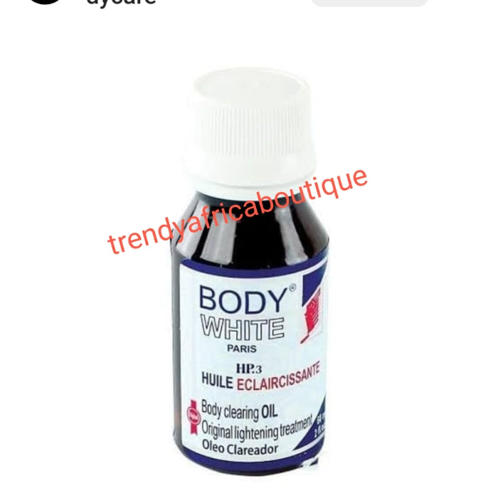 Body white paris HP- 3 lightening treatment body clearing oil. SUPER FAST. Mix with body lotion, shower gel, cup cream etc 60ml x 1