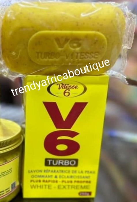 3pcs set: Vitesse-6 V6 super whitening & skin Repair body lotion, serum and soap. 💯 Natural. Super rapid 💯 satisfaction 👌