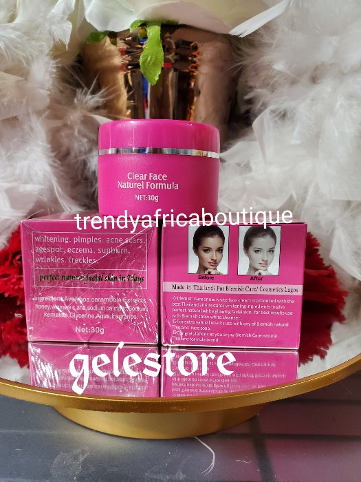 Another BANGA!! Blemish care snow white baby face glow, anti SUN BURN, pimples & acne face cream. 7 days action with spf60. 30g x 1