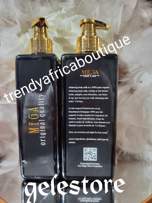 Another Banga body Milk!!! Mega Halfcast whitening body lotion with filipino oil, Halfcast oil & glutathion. Spf50. Anti stretch marks and blemishes 7 to 10 days visible RESULTS. 500ML X 1. ORGANIC FORMULA