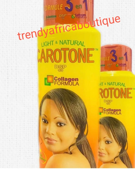 AUTHENTIC X 1 Light & natural Carotone (3in1) collagen Brightening oil. Rich in Be-Carotone 65ml x 1. Skin lightening and sun protection for younger skin texture