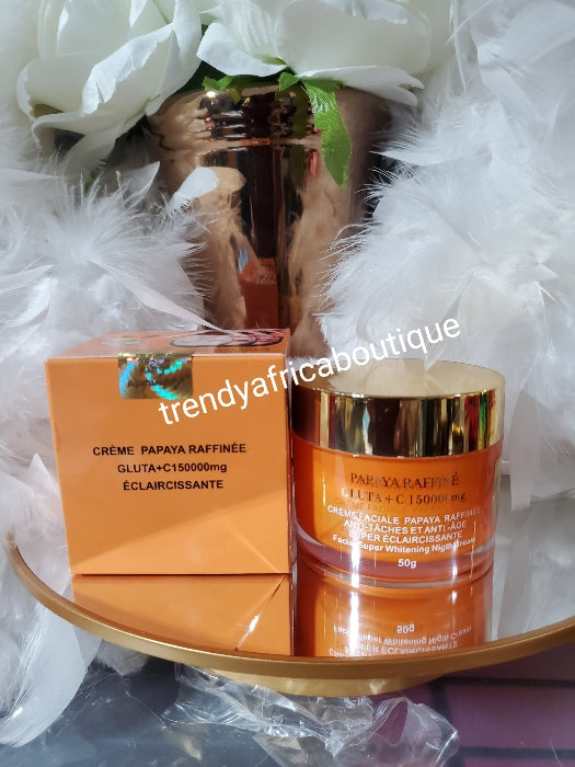 ANOTHER BANGA!!! Raffine Gluta C 150000mg maxitone with papaya extracts. Whitening and glowing face cream. 50g jar x 1 super effective