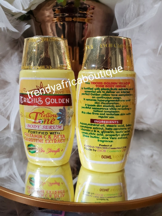New product alerts: 60ml x 1 bottle Sale: EVOB TRICHIS Golden Yellow Tone serum, with Beta carotene and Vitamin C, whitening vitamins