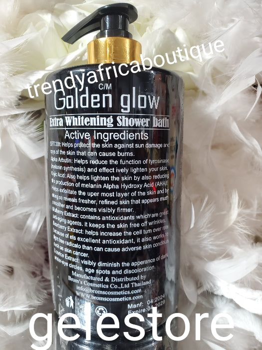 Another Banga; Golden Glow Active white plus Gluta. Xtra Whitening shower gel spf 20👌 HYDROQUINOUN free. 1000ml x 1