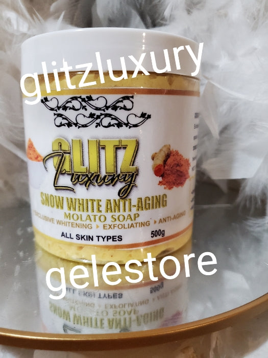 ANOTHER BANGA!! Glitzluxury Snowwhite anti-aging Molato Soap, lighten fast & Exfoliates deed skin cell 🔥🔥🔥 BANGA 👌. 100% satisfaction. 500ml x 1