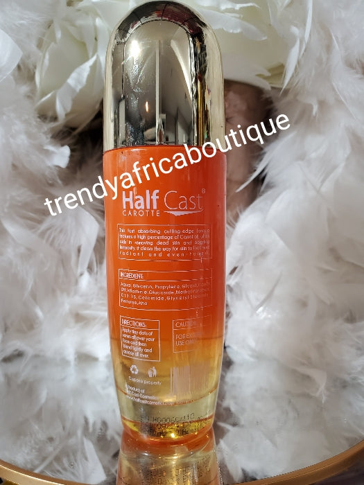 2pcs besties combo.,Oshaprapra Pure Make Me White half cast body lotion with carrot oil & Halfcast carotte supreme serum. Super whitening yellow undertone 500ml lotion and 100ml serum🔥🔥