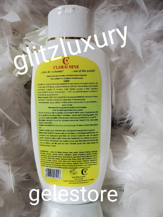 Cloud 9 Paris. Vitamin Whitening body lotion with Lemon and Mango extracts 500ml. Fairer, ligher skin complexion: hydroquinone FREE!!