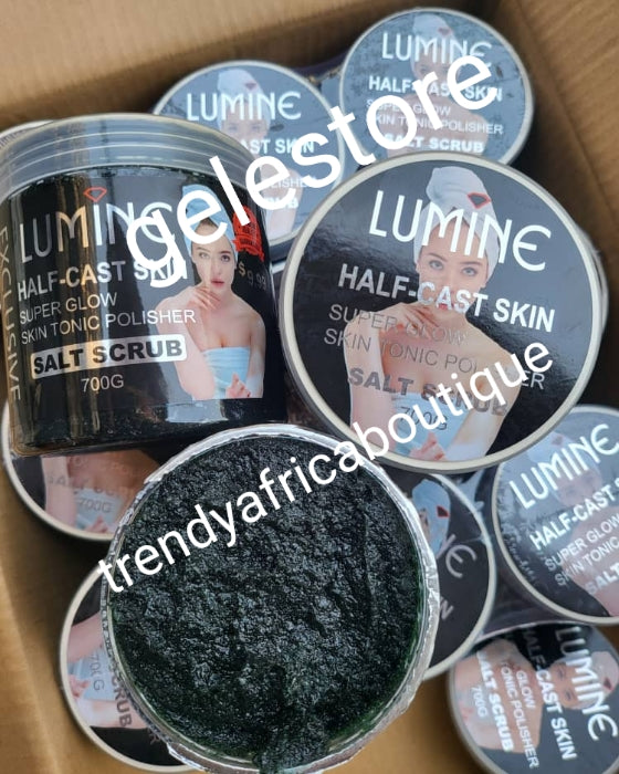 LUMINE HALFCAST Super glow skin perfector polisher salt scrub. 700g x 1