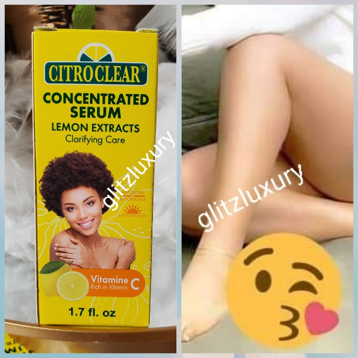 X 1 bottle Citro clear concentrated serum with lemon extracts clarifying care. Rich in Vitamin C. Anti sports & discolorations. Add to lotion, oil or body cream