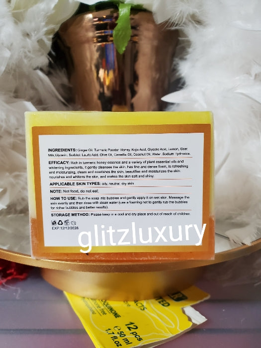 New product alert: Glitzluxury whitening turmeric oil. Active Repair & Glowing skin 7 days action. 300ml spf 50. Smell so good!!!👌 face & body, armpits, inner thighs 👌👌 💯 turmeric, Niacinamide, kojic acid, glutathione (Copy)