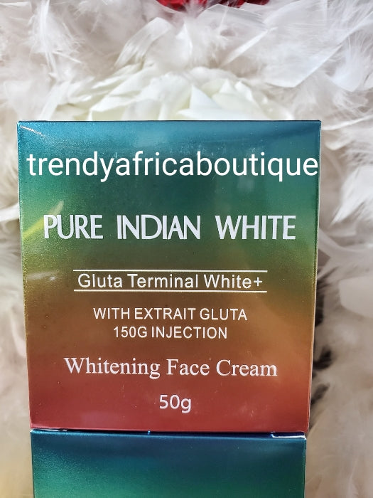 Another Banga!! Pure Indian White 50g jar. Whitening face cream with pure Glutathion, GINKGO, ferulic acid, glycolic etc.