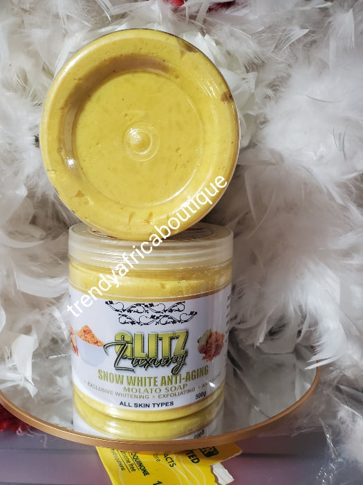 4pcs Oshaprapra 🔥 BANGA Glitzluxury Asian Halfcast whitening body cream 7X PLUS, Snow white molato soap & face cream,& the Yellow sisi forming salt scrub👌👌👌 Hyperpigmentation, No dark knuckles, green veins 👌.