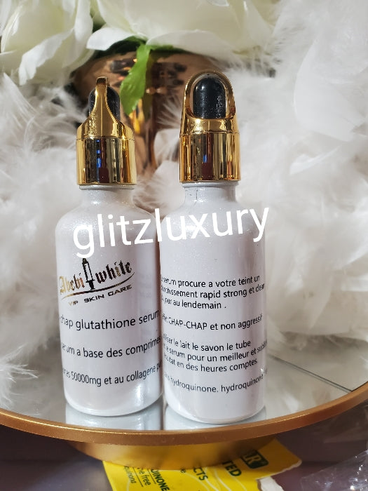 X 1 bottle sale ; Another banga: Abebi White Vip skin care CHAP-CHAP Glutathion serum. Rapid strong mix into your body lotion. 50ml x 1