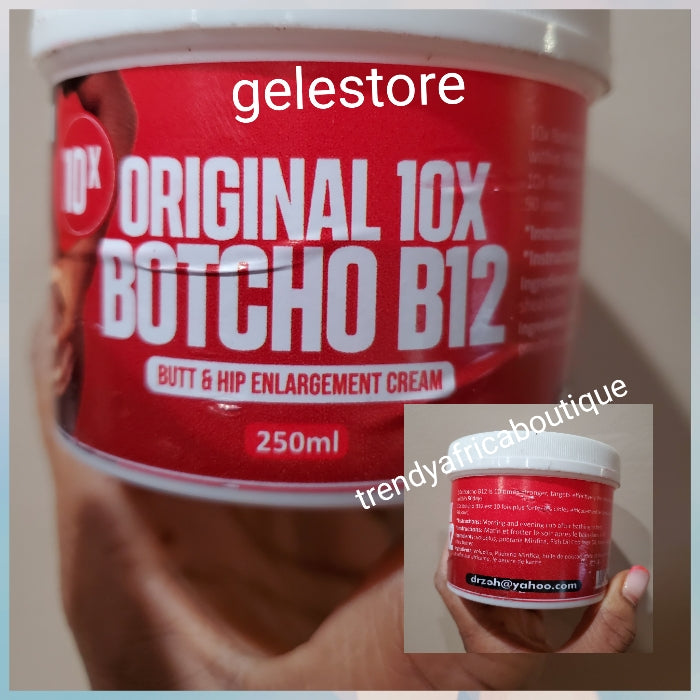 Kombi 2 in 1: 10x Botcho B12 Gummies & BUTT Cream. Super effektiv zur Po- und Hüftvergrößerung. Dreifache Stärke, 60 Gummibärchen pro Flasche! Hergestellt aus natürlicher Wurzel